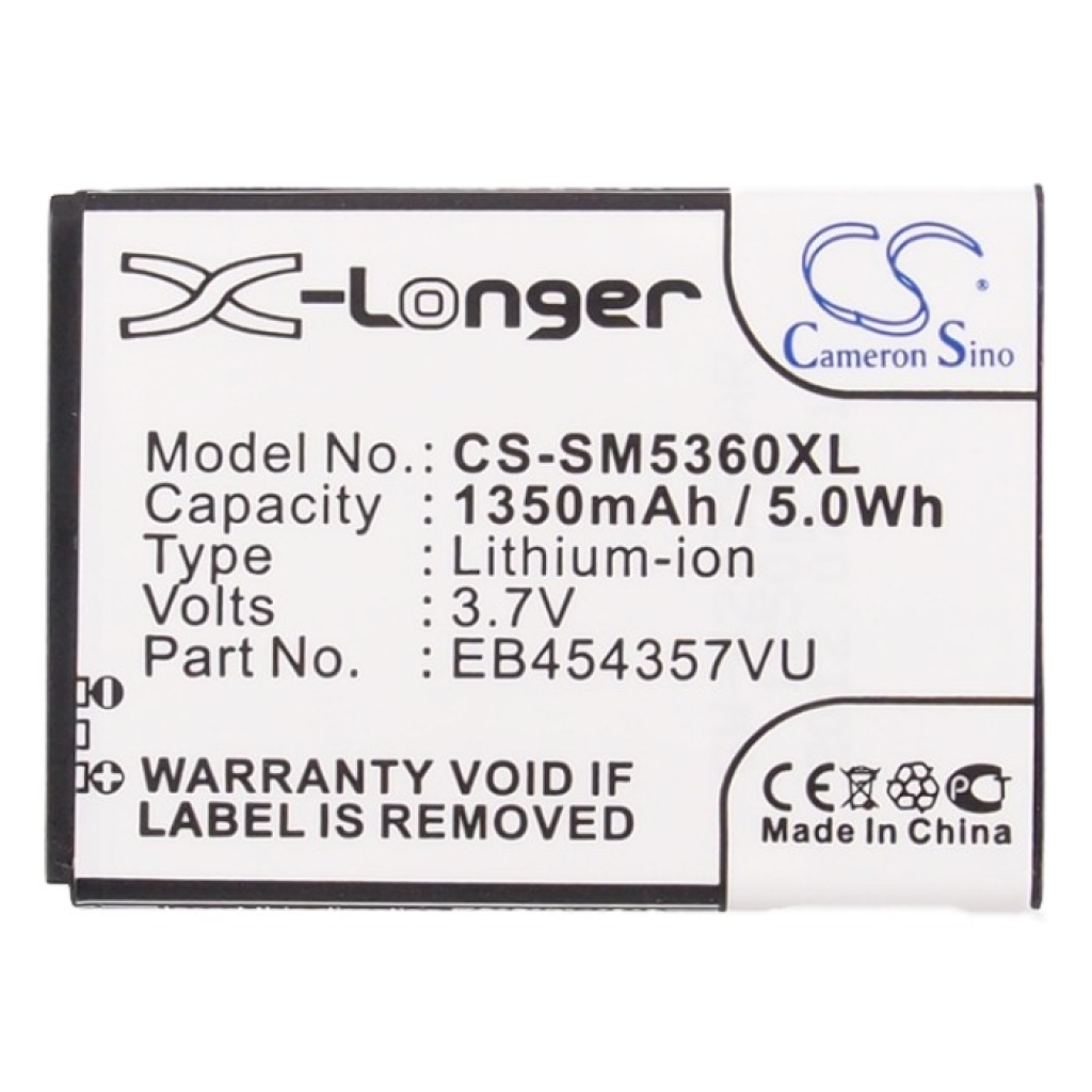 Înlocuire compatibilă pentru bateria Samsung EB454357VA,EB454357VU