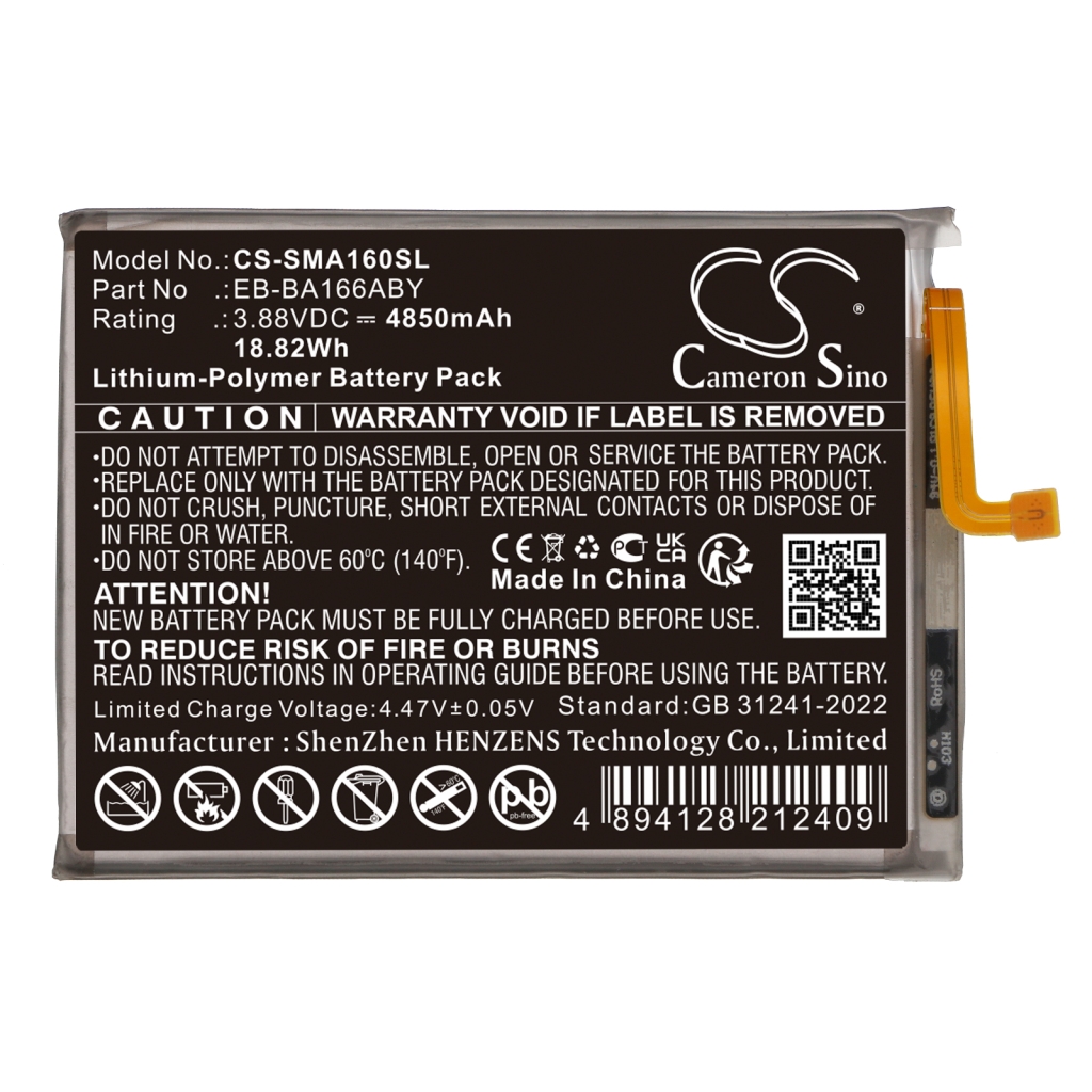 Baterie telefon mobil Samsung SM-A166P/DS (CS-SMA160SL)