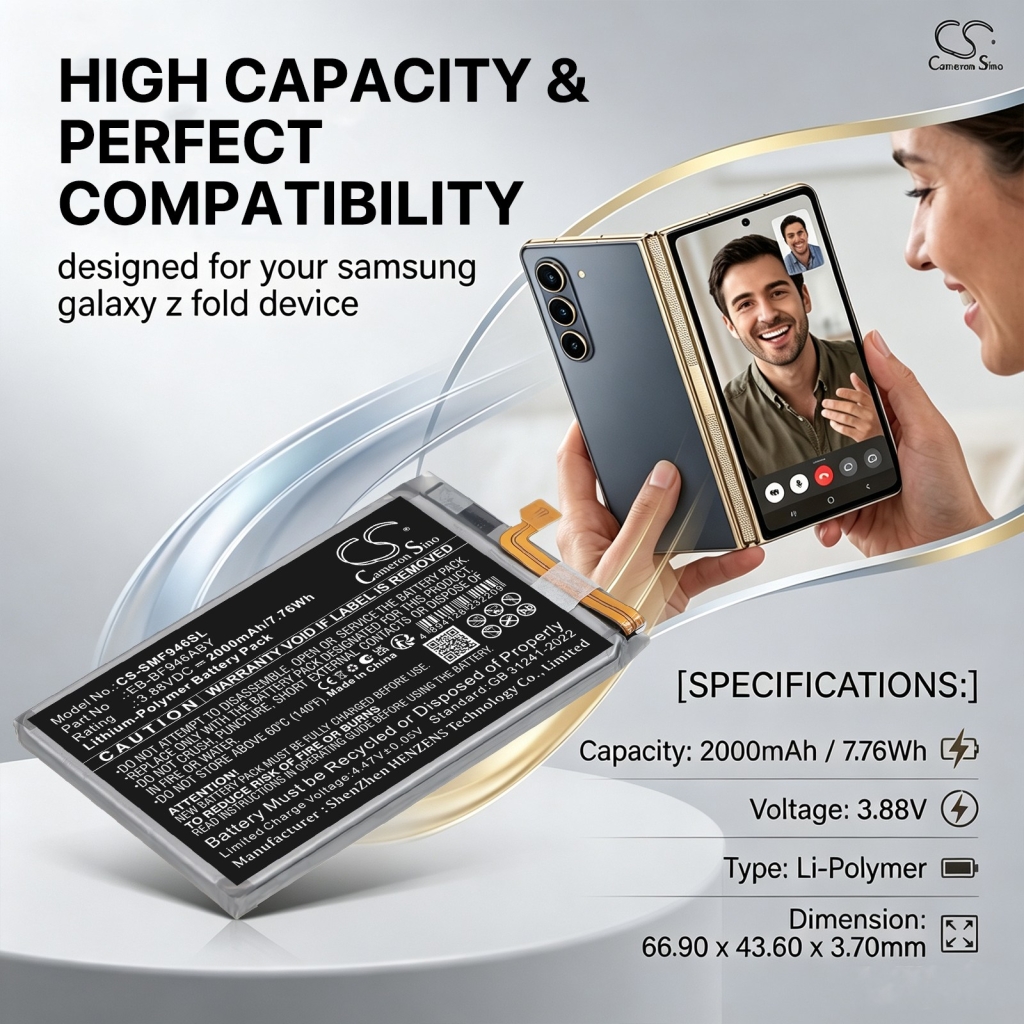 Baterii compatibil cu Samsung Galaxy Z Fold5 5G CS-SMF946SL