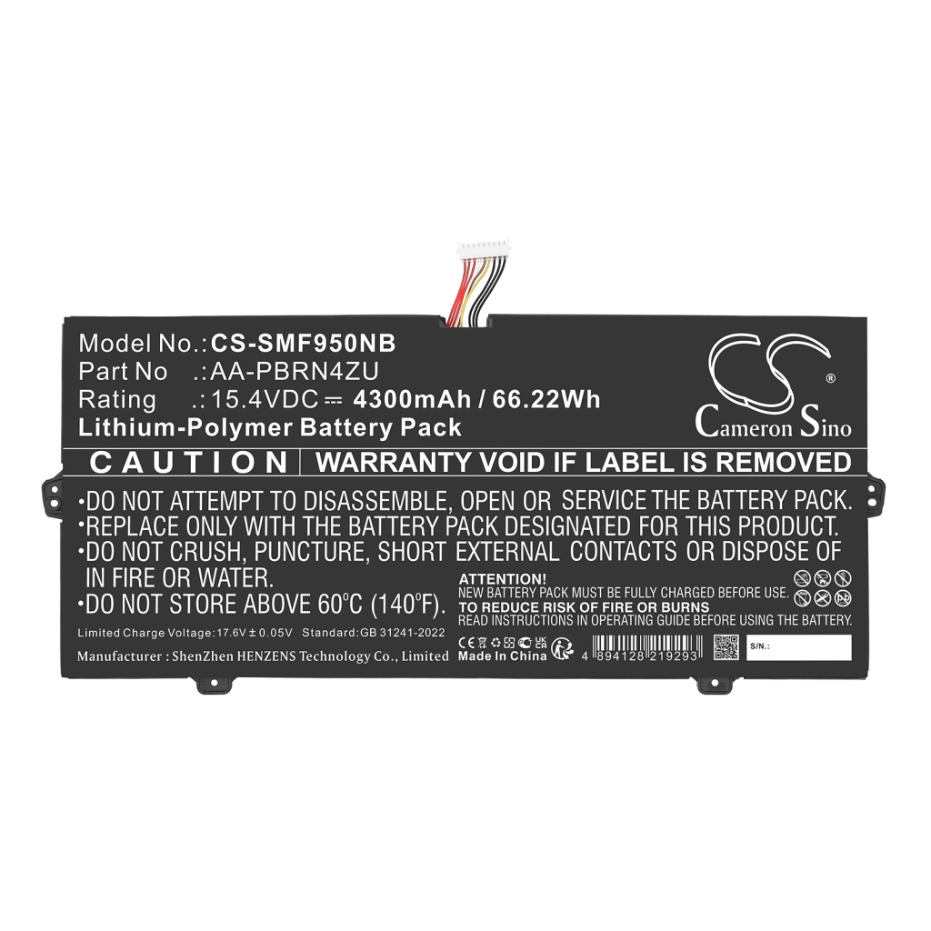 Baterii pentru laptop Samsung Galaxy Book Ion NP950XCJ-X01DE (CS-SMF950NB)