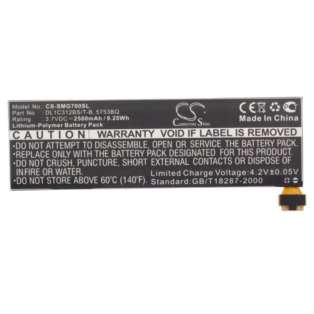 Baterie MP3, MP4, PMP Samsung CS-SMG700SL