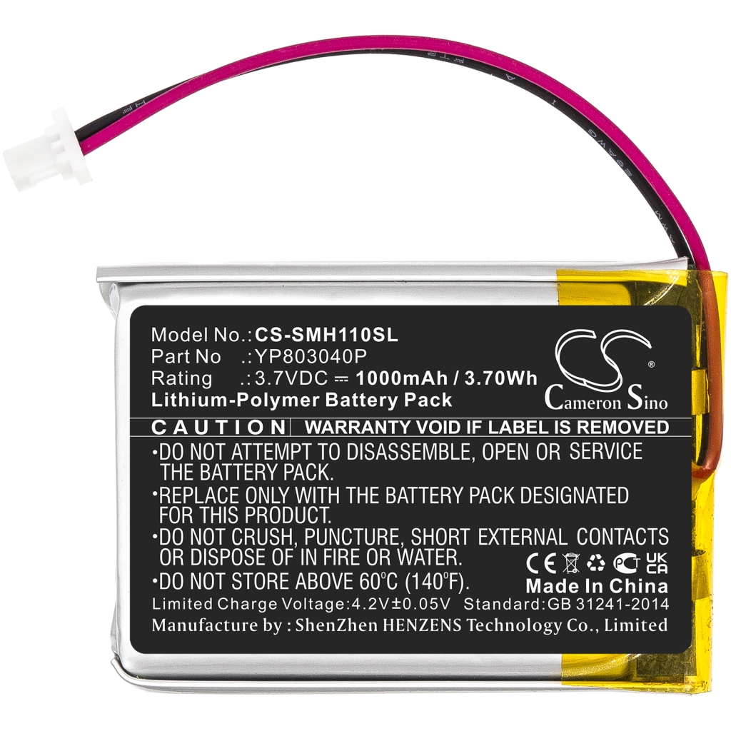 Baterie căști wireless Sena CS-SMH110SL