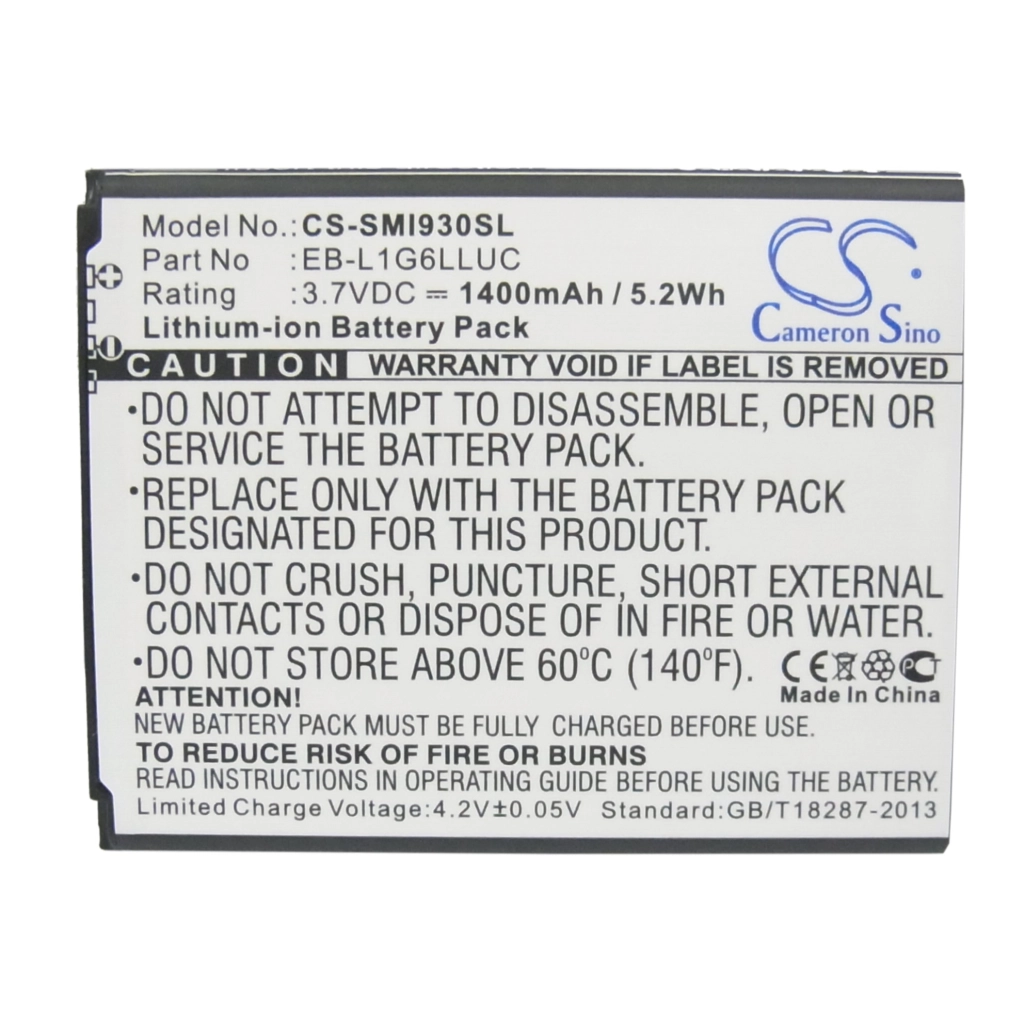 Battery Replaces EB-L1G6LLK