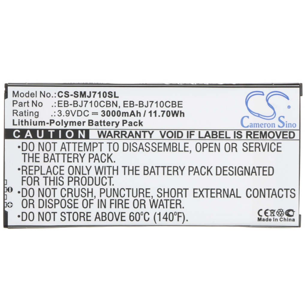 Battery Replaces EB-BJ710CBE