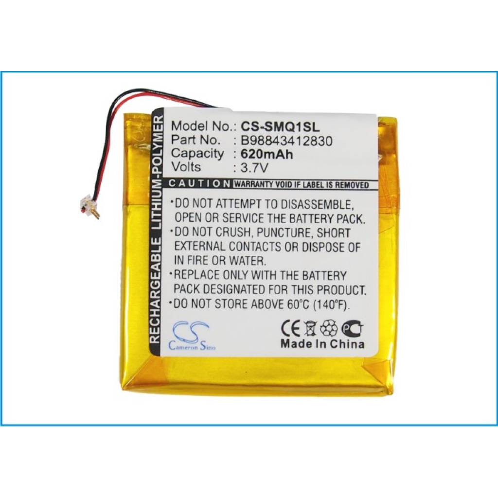 Baterii compatibil cu Samsung YP-Q1 16 4G 8G CS-SMQ1SL