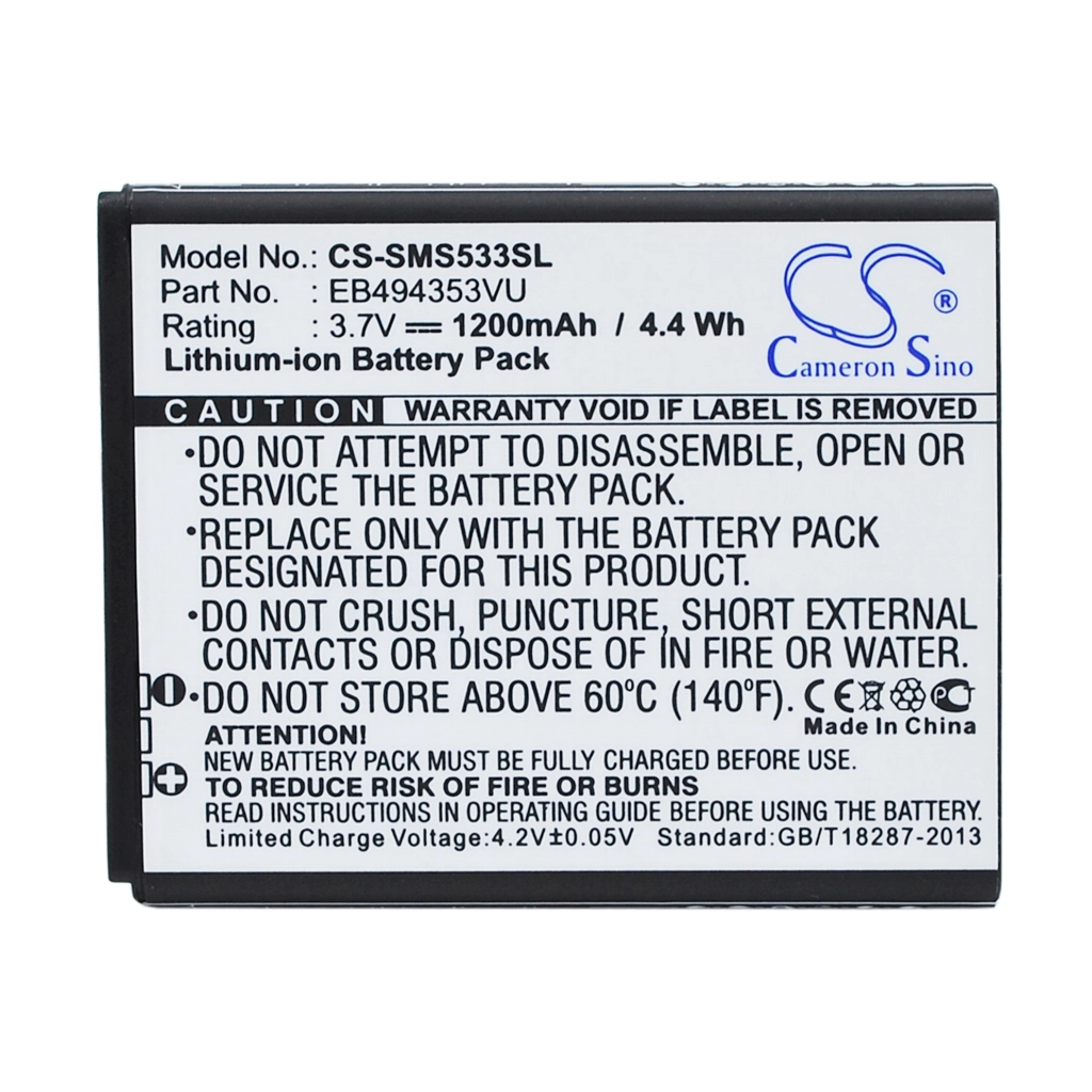 Battery Replaces EB494353VA