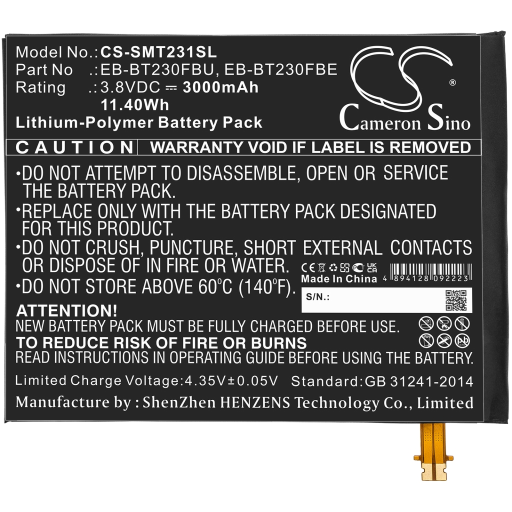 Baterie tabletă Samsung 403SC (CS-SMT231SL)