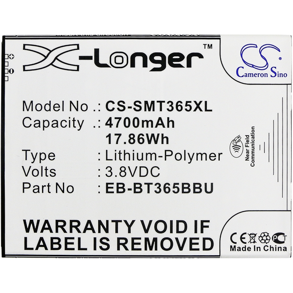 Battery Replaces EB-BT365BBU