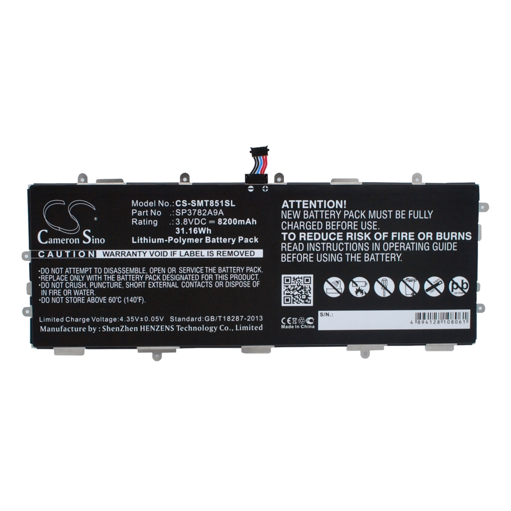Baterii compatibil cu Samsung GT-P8510 GT-P8510 Ativ CS-SMT851SL