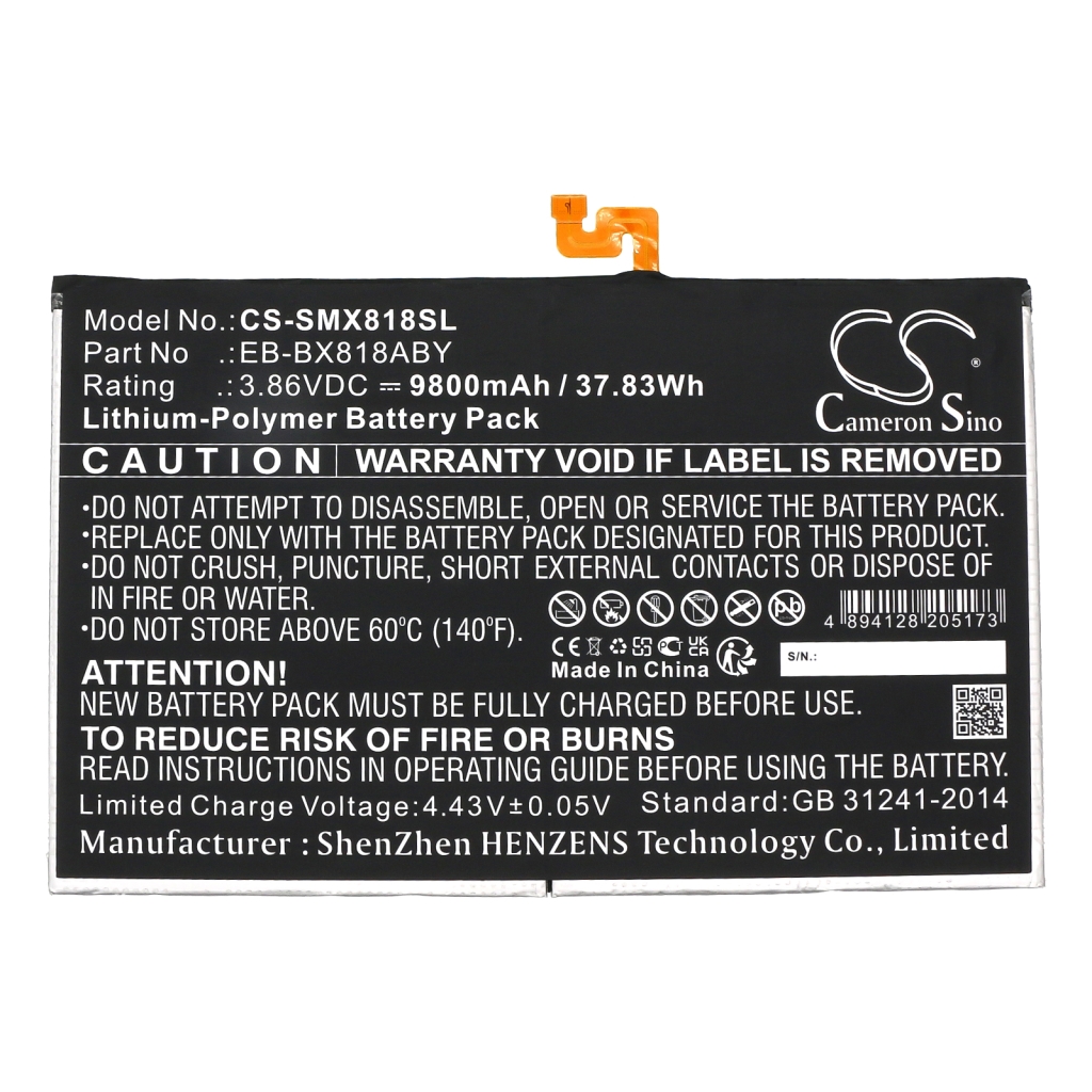Baterie tabletă Samsung SM-X816B (CS-SMX818SL)