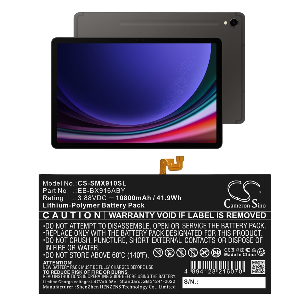 Baterie tabletă Samsung CS-SMX910SL