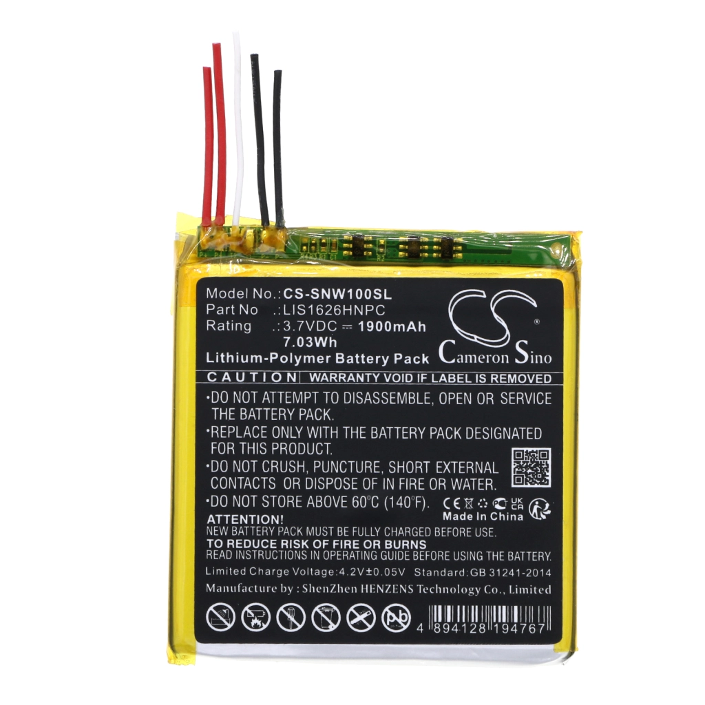 Baterie MP3, MP4, PMP Sony CS-SNW100SL