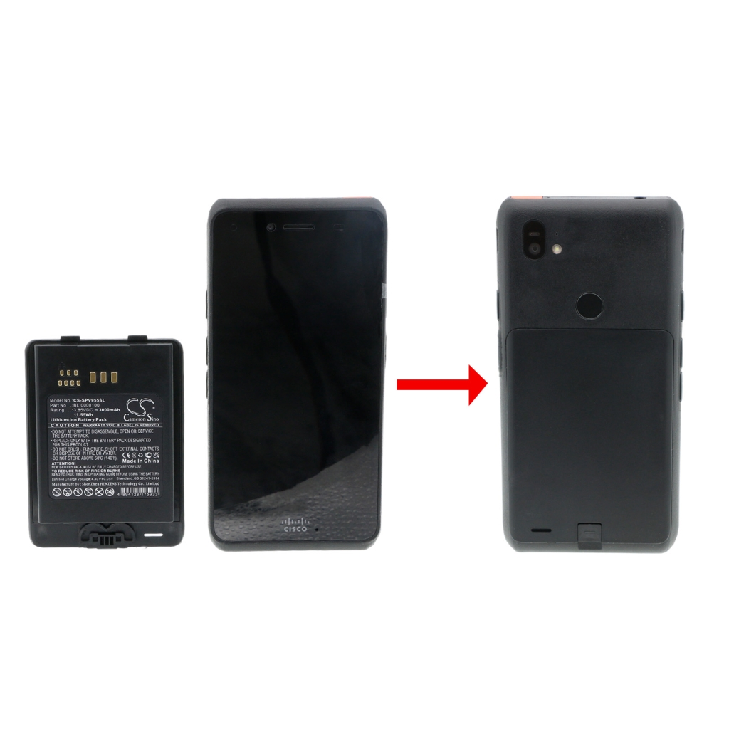 Baterie telefon mobil Spectralink Versity 9653 (CS-SPV955SL)