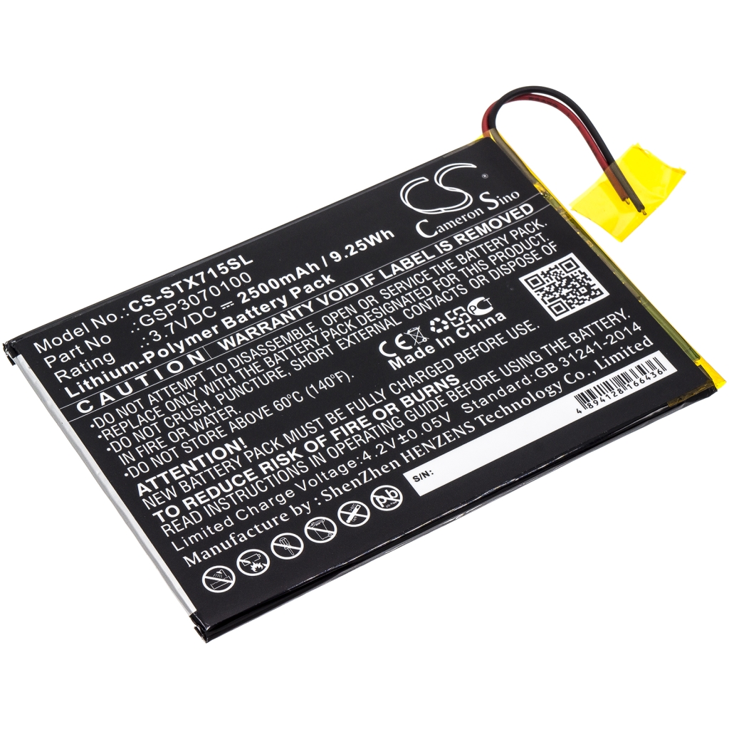 Înlocuire compatibilă pentru bateria Smartab GSP3070100