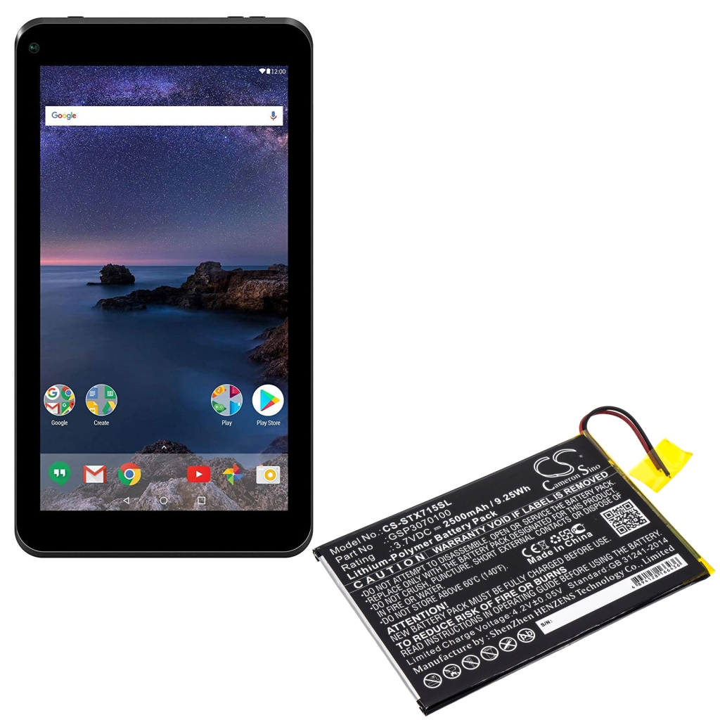 Înlocuire compatibilă pentru bateria Smartab GSP3070100