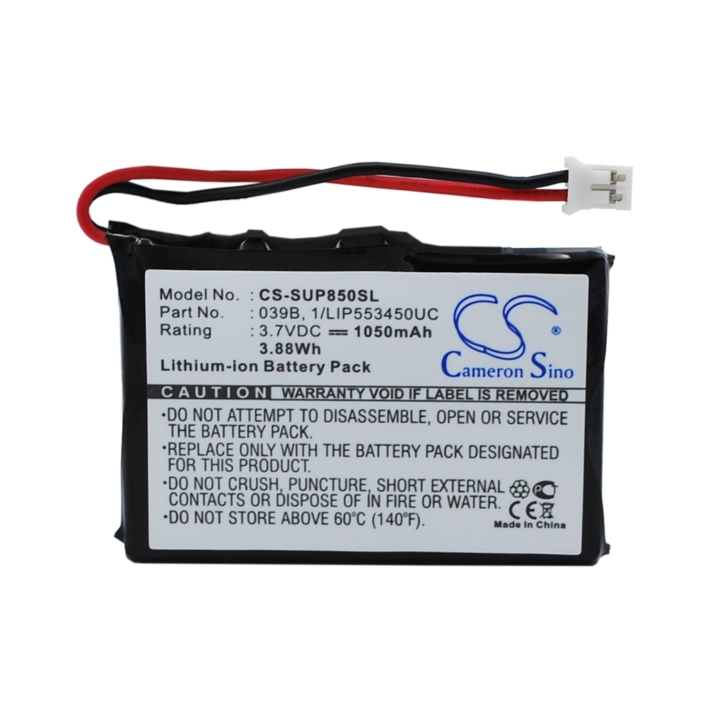 Înlocuire compatibilă pentru bateria Sureshotgps 039B,1/LIP553450UC