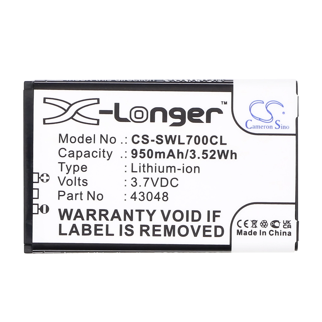 Compatible battery replacement for Swissvoice 43048