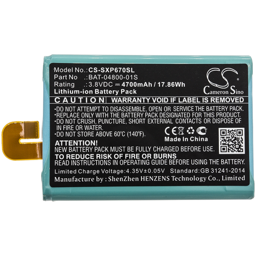 Înlocuire compatibilă pentru bateria Sonim BAT-04800-01S