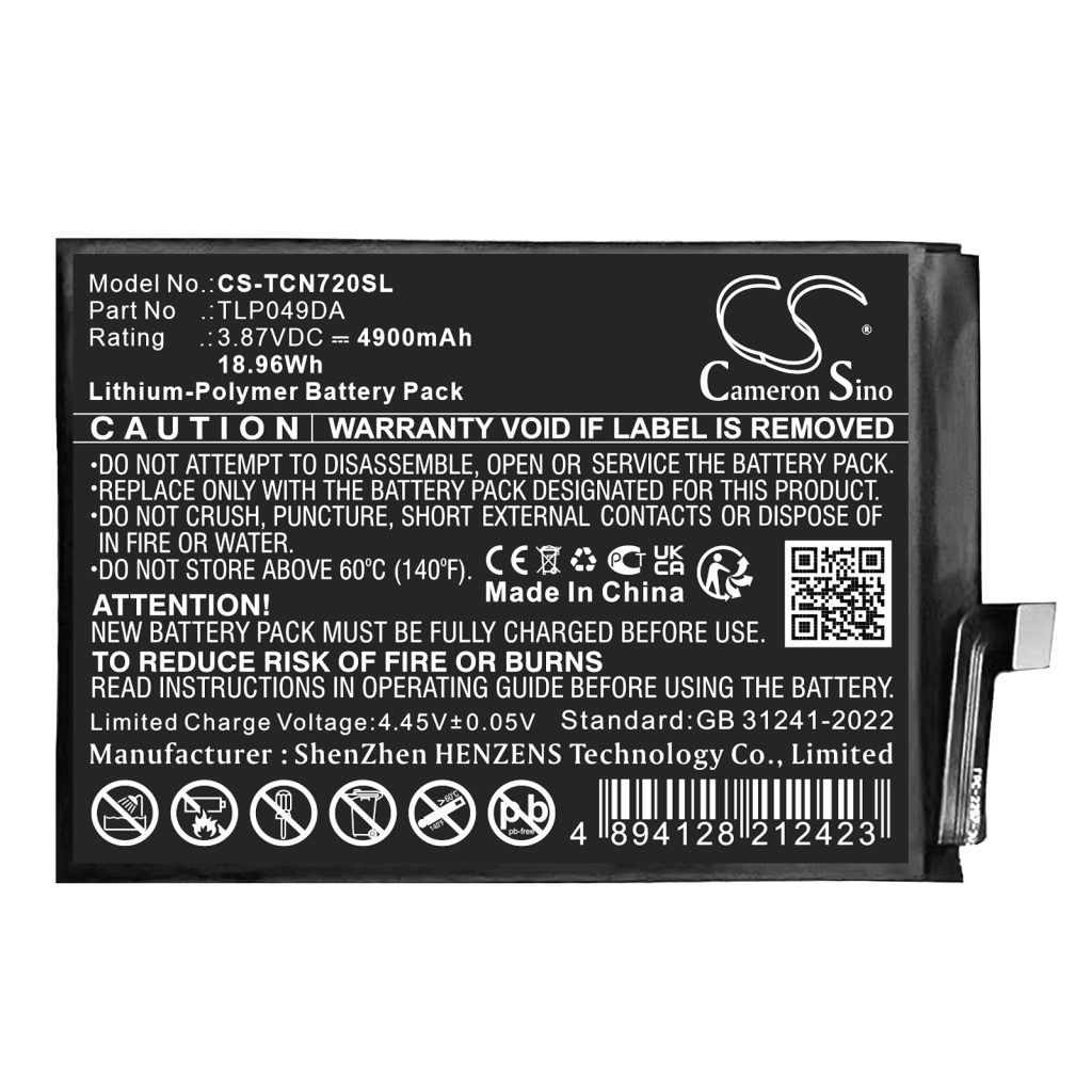 Baterie telefon mobil TCL T702W (CS-TCN720SL)