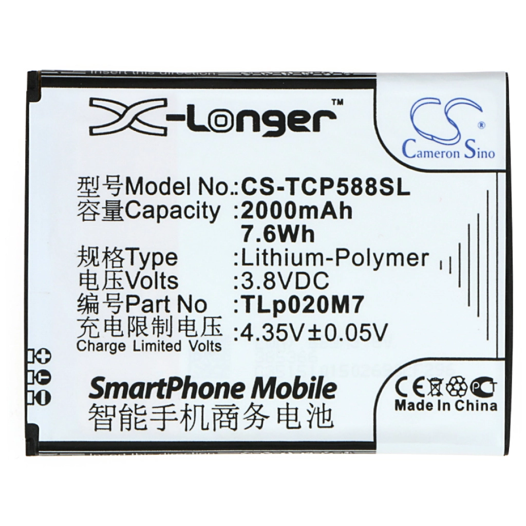 Baterie telefon mobil TCL P588L (CS-TCP588SL)