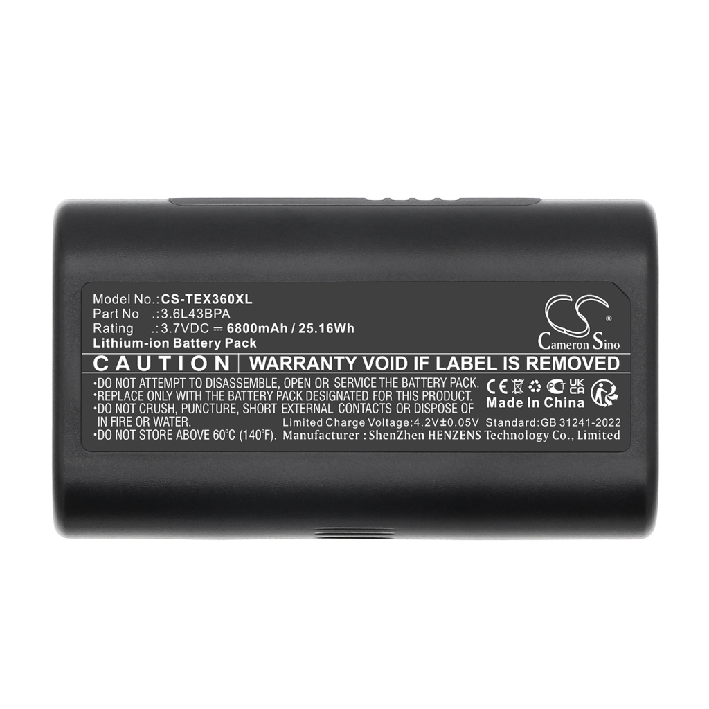 Power Tools Battery Texas instruments CS-TEX360XL