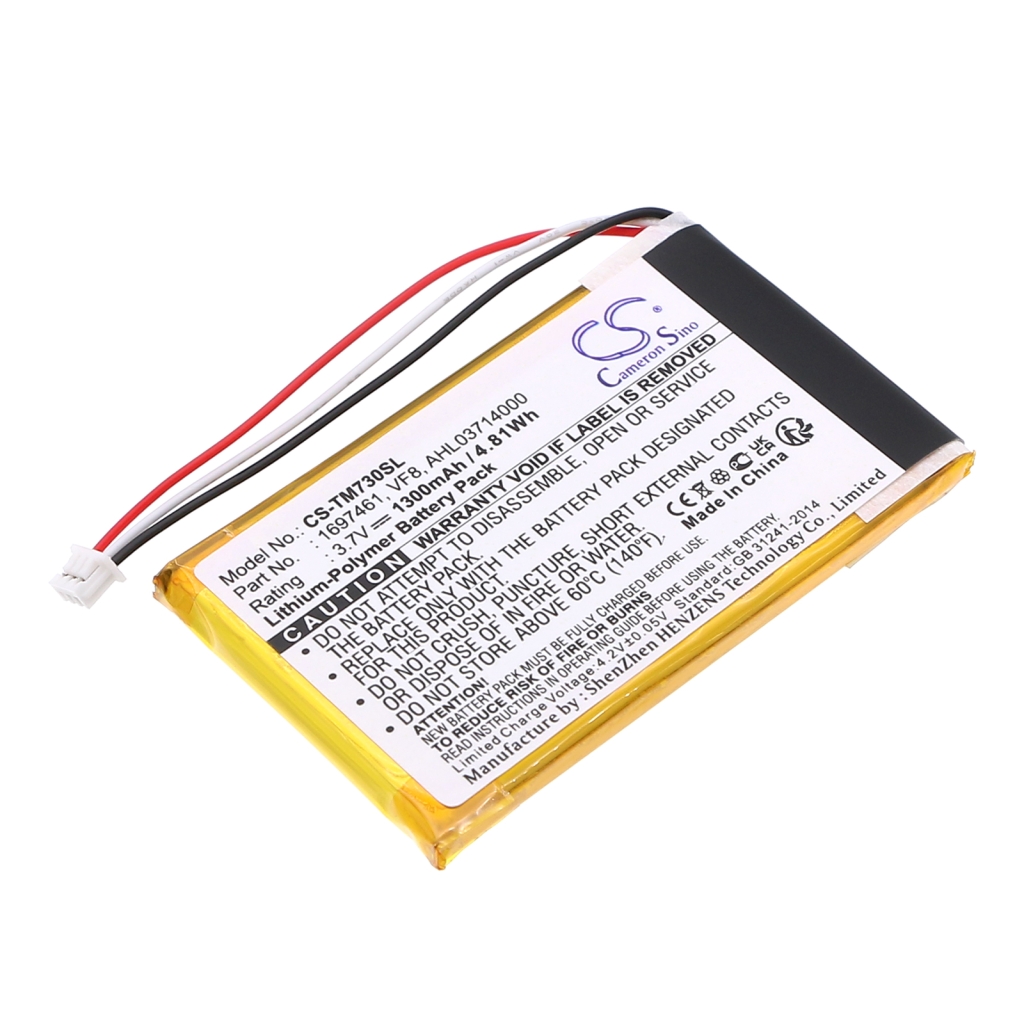 Înlocuire compatibilă pentru bateria TomTom 1697461,AHL03714000,VF8