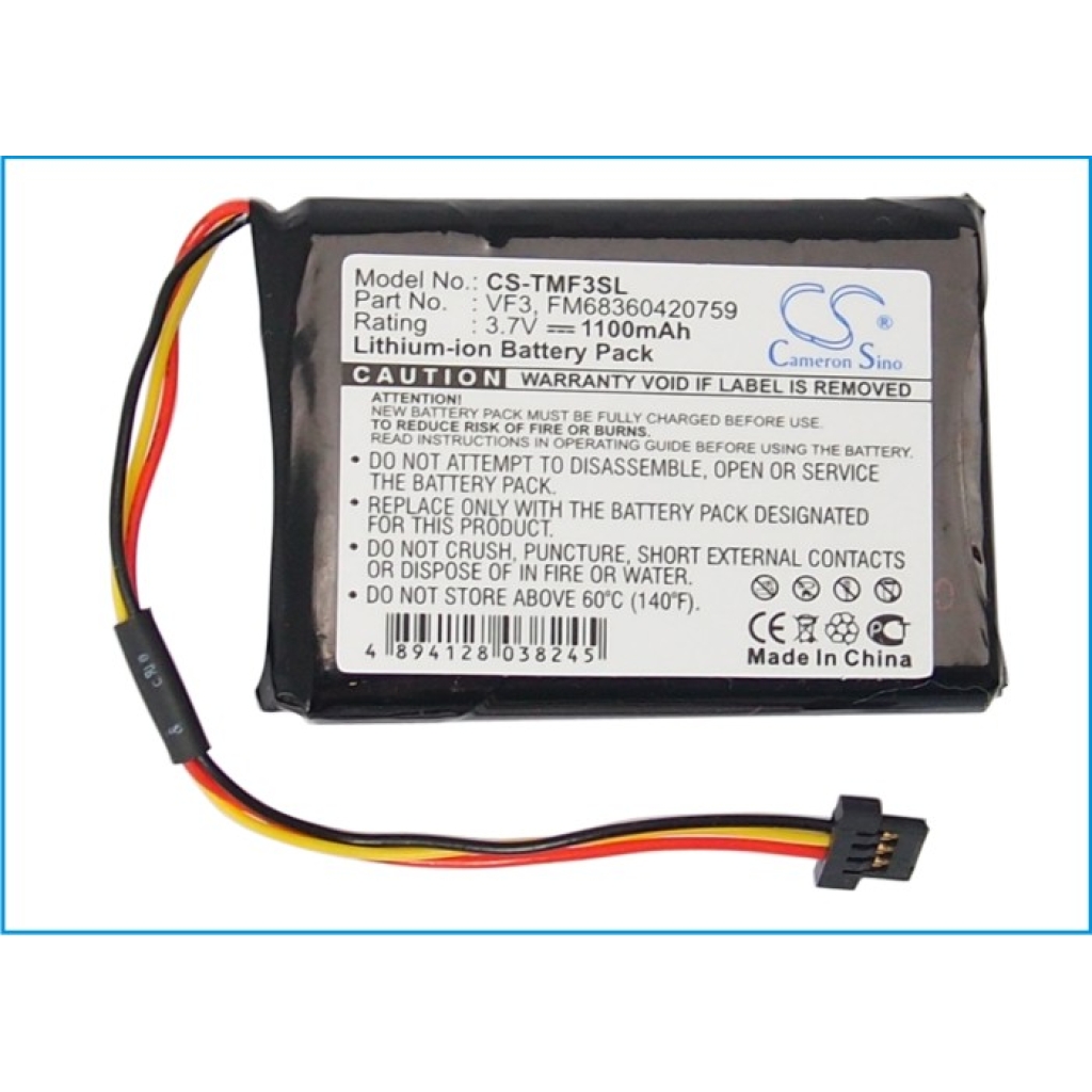 Înlocuire compatibilă pentru bateria TomTom FM68360420759,VF3,VF3F