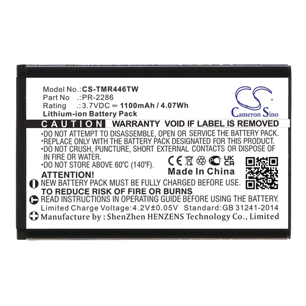 Two-Way Radio Battery Tidradio CS-TMR446TW