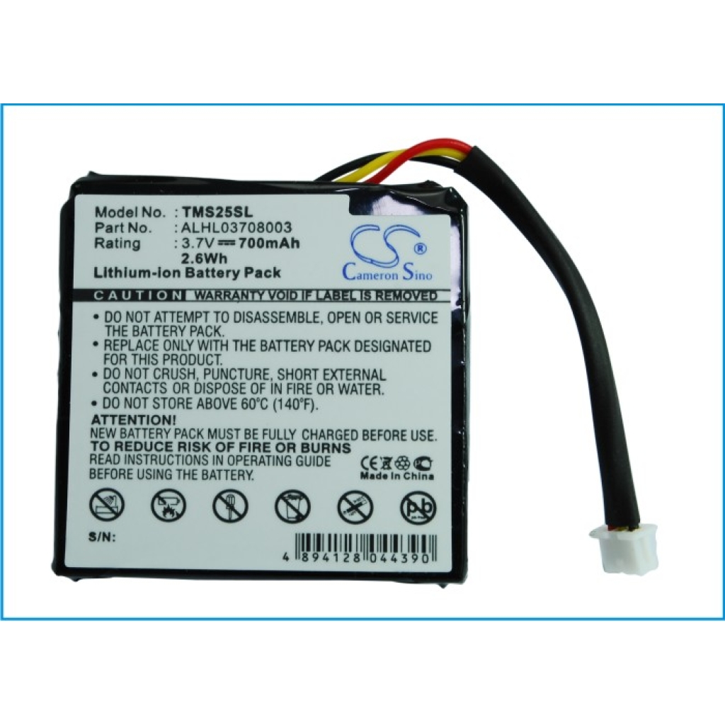 Înlocuire compatibilă pentru bateria TomTom ALHL03708003