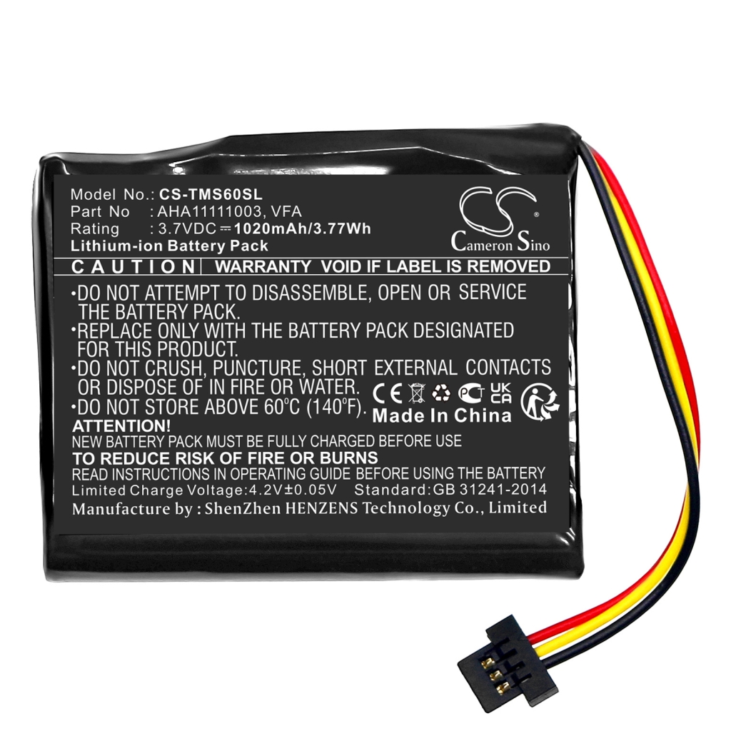 Înlocuire compatibilă pentru bateria TomTom AHA11111003,VFA
