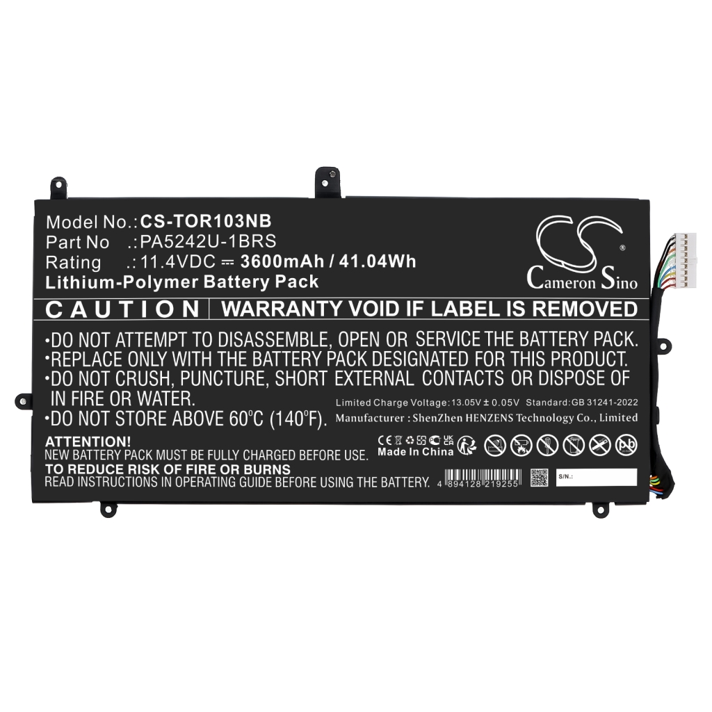 Baterii pentru laptop Toshiba CS-TOR103NB