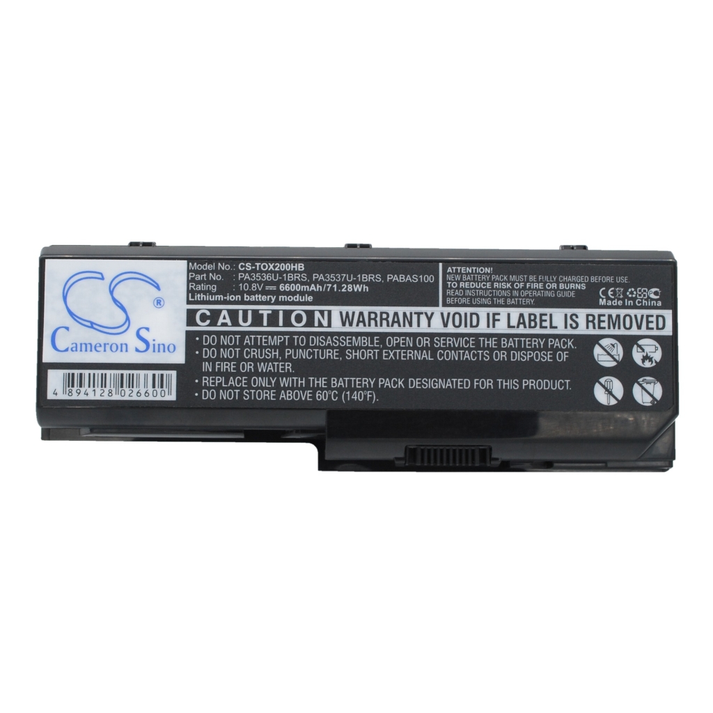 Notebook battery Toshiba Satellite P200-10G