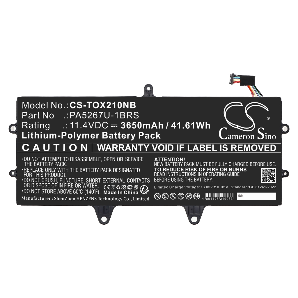 Notebook battery Toshiba CS-TOX210NB