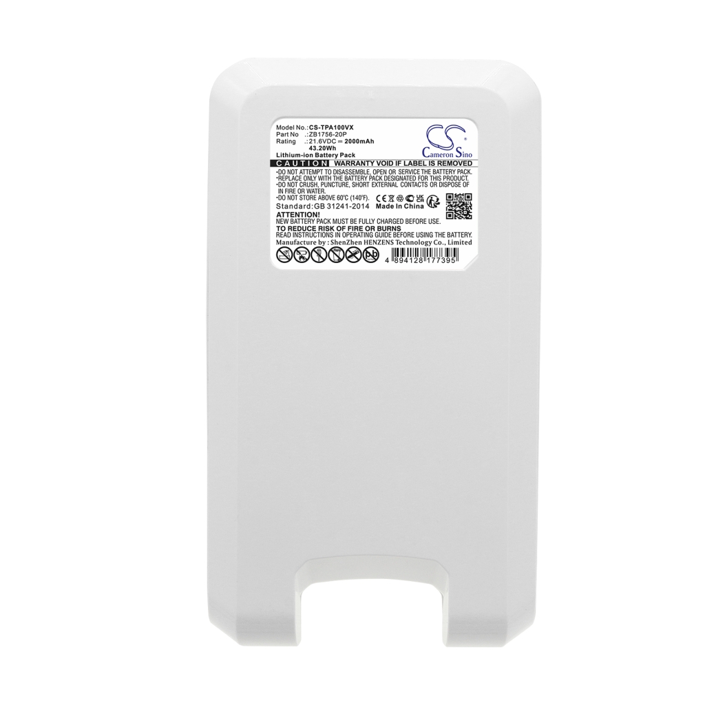 Etichetă frontală CS-TPA100VX, Cameron Sino, 21,6V 2000mAh 43,2Wh