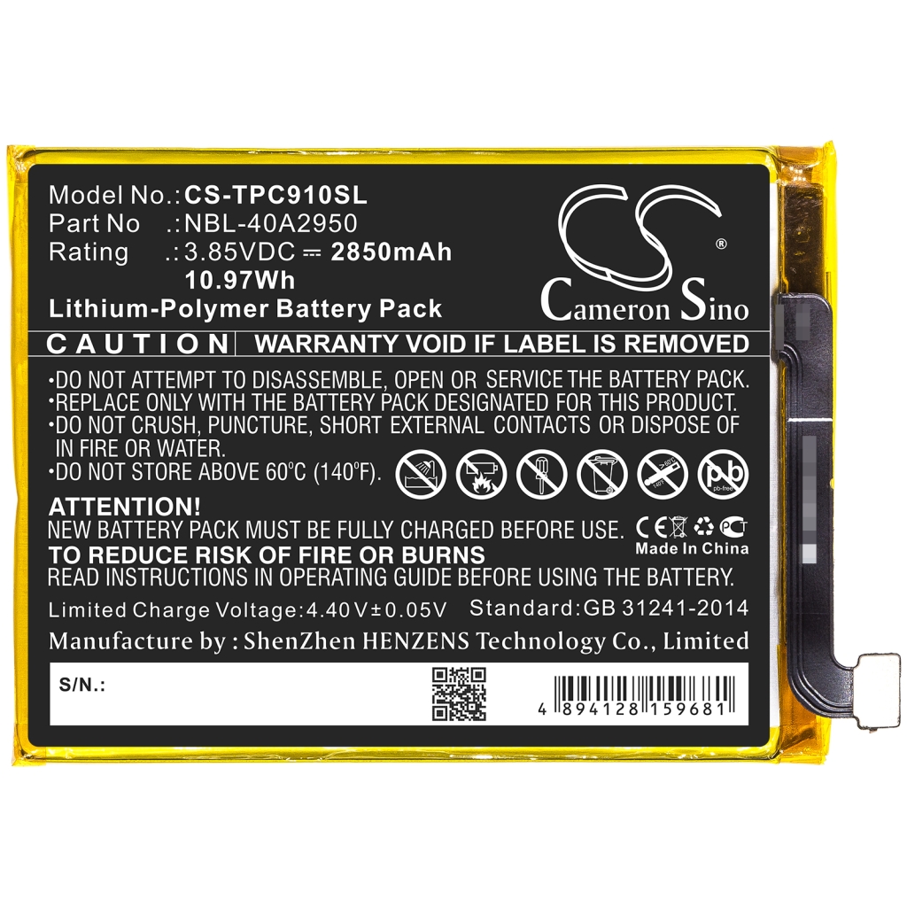 Baterie telefon mobil Neffos TP7062 (CS-TPC910SL)