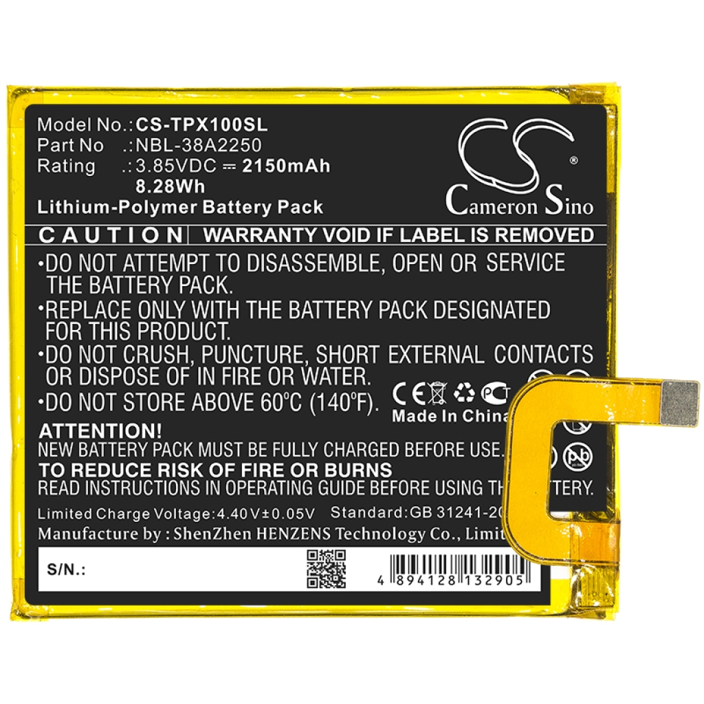 Baterie telefon mobil Neffos X1 (CS-TPX100SL)