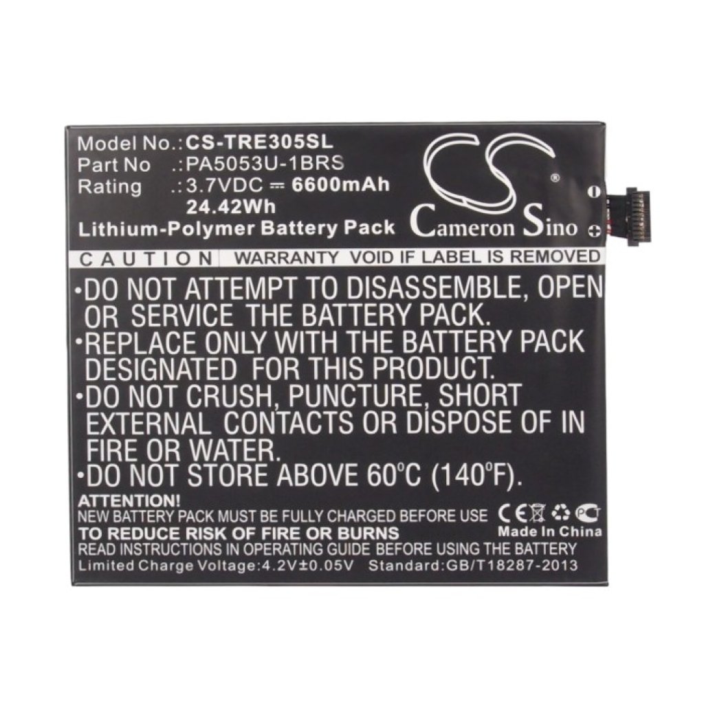 Înlocuire compatibilă pentru bateria Toshiba PA5053U-1BRS