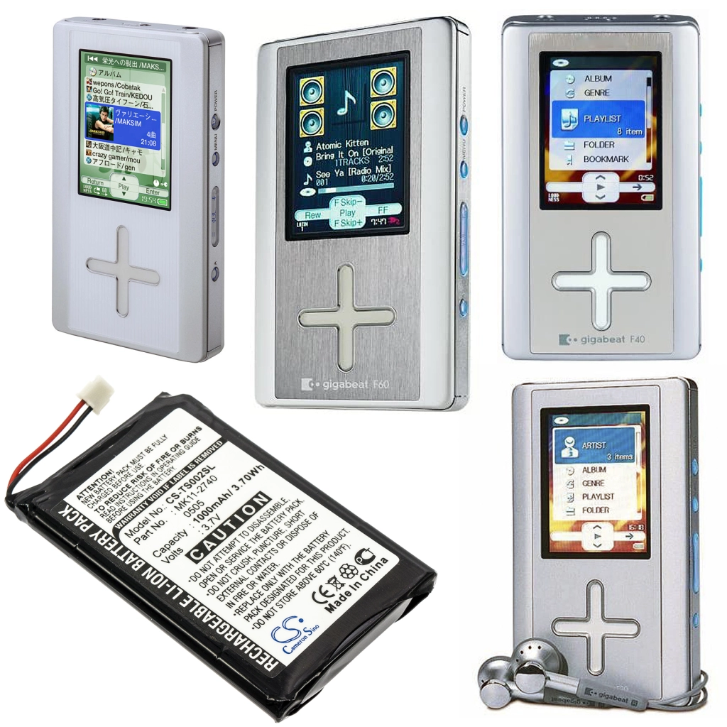 Baterie MP3, MP4, PMP Toshiba CS-TS002SL