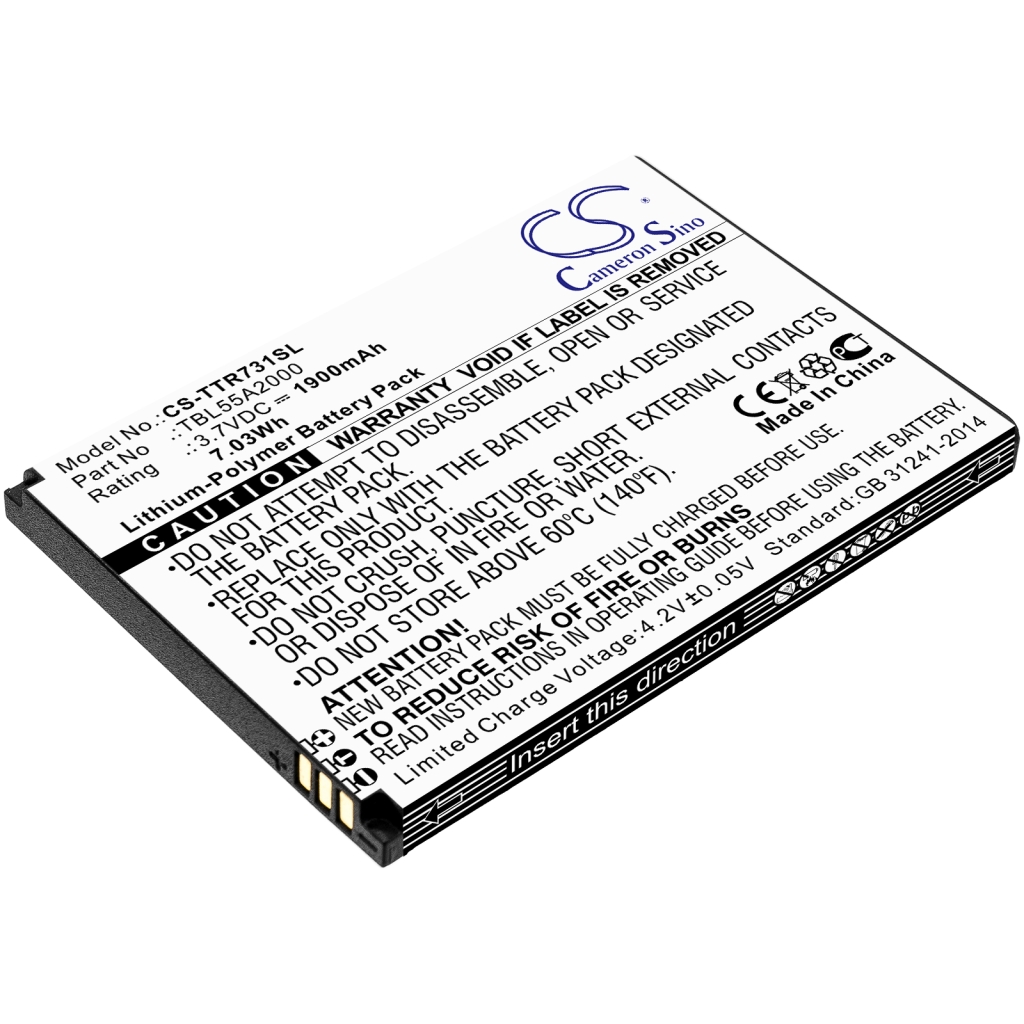 Înlocuire compatibilă pentru bateria TP-Link TBL55A2000
