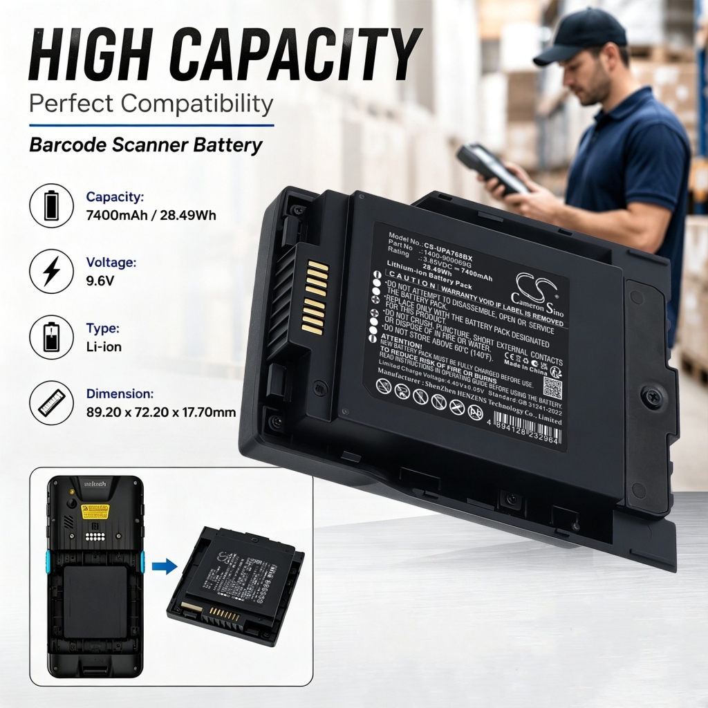 Battery for Unitech PA768
