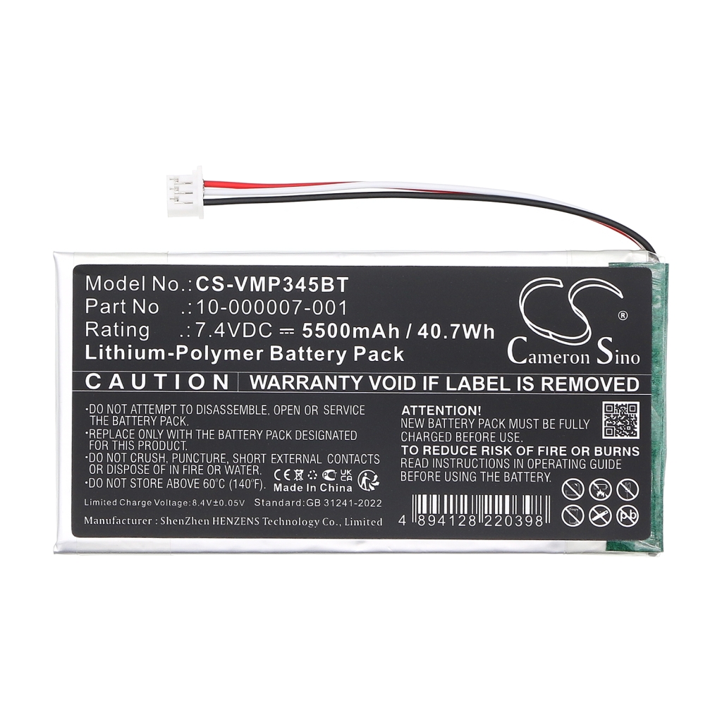 Baterii Baterie cameră de securitate acasă CS-VMP345BT