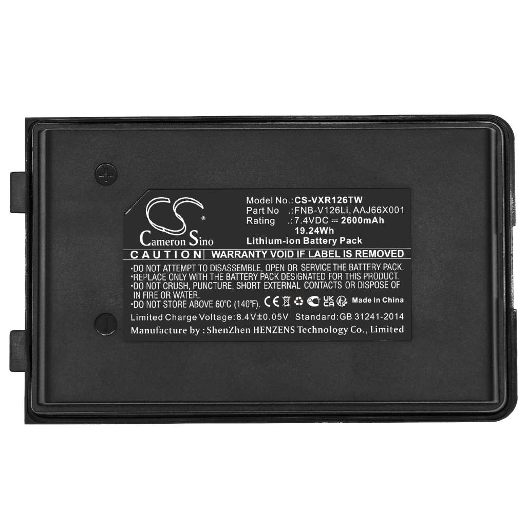 Baterie radio bidirecțional Vertex standard VX-210A (CS-VXR126TW)