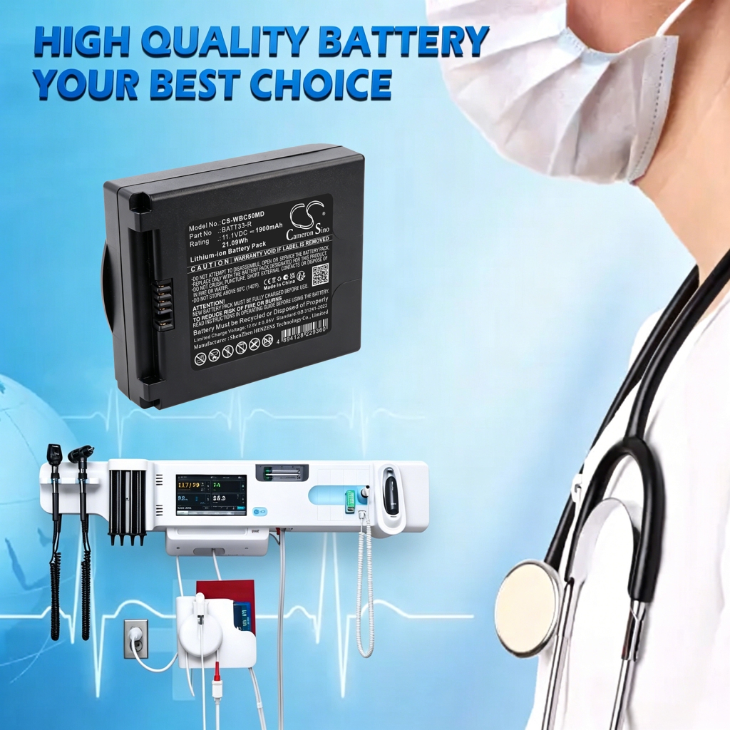 Baterie compatibil cu Welch-Allyn CS-WBC50MD