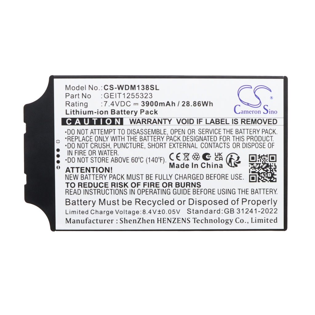 Baterie compatibil cu Ge Waygate CS-WDM138SL