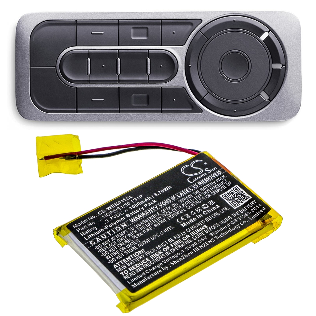 Baterie căști wireless Razer CS-WEK411SL
