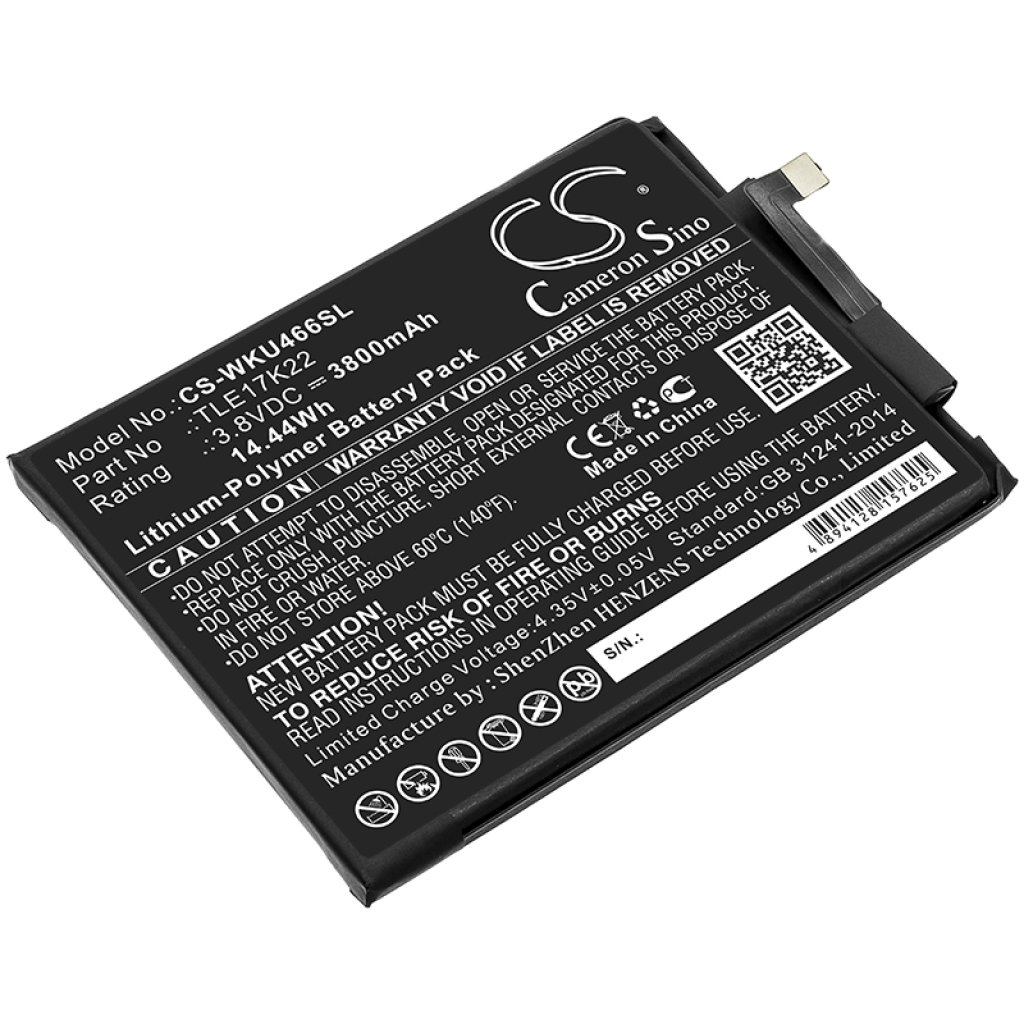 Înlocuire compatibilă pentru bateria Wiko TLE17K22