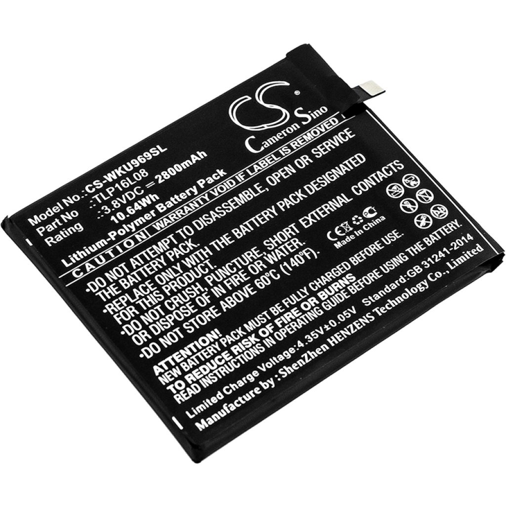 Înlocuire compatibilă pentru bateria Wiko TLP16L08