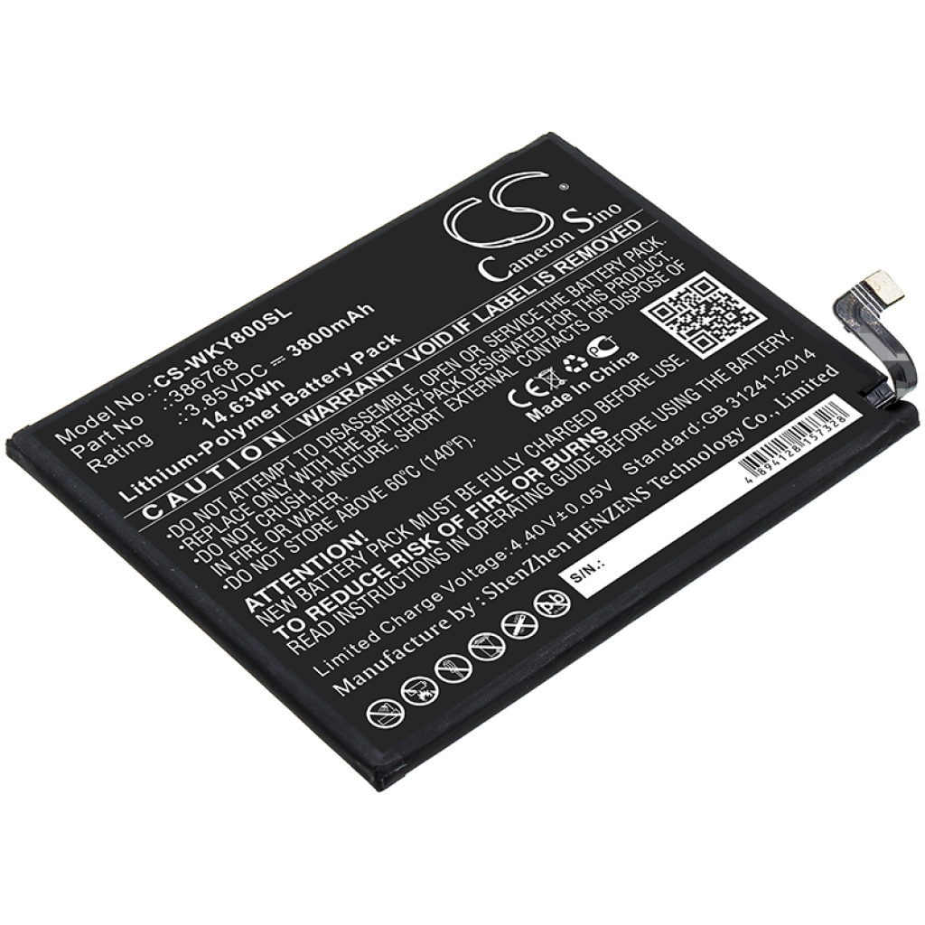 Înlocuire compatibilă pentru bateria Wiko 386768