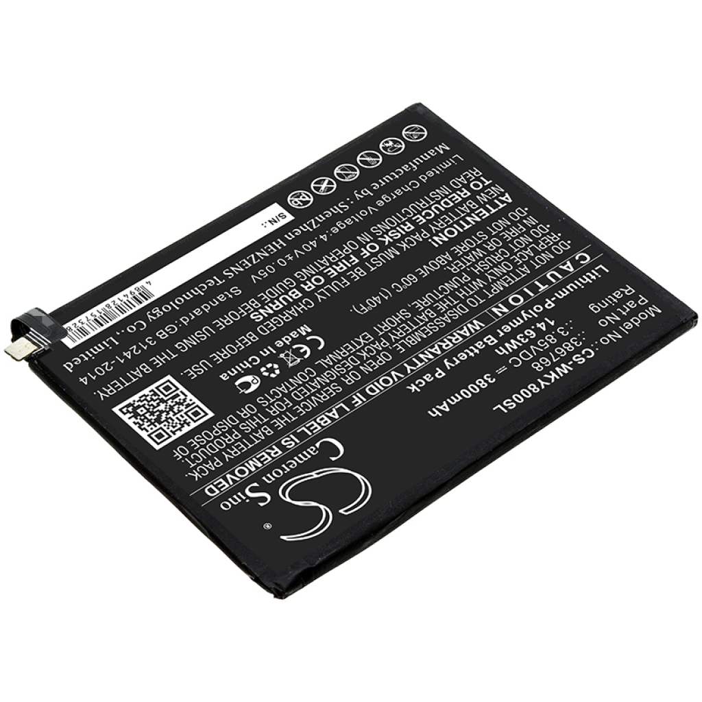 Înlocuire compatibilă pentru bateria Wiko 386768