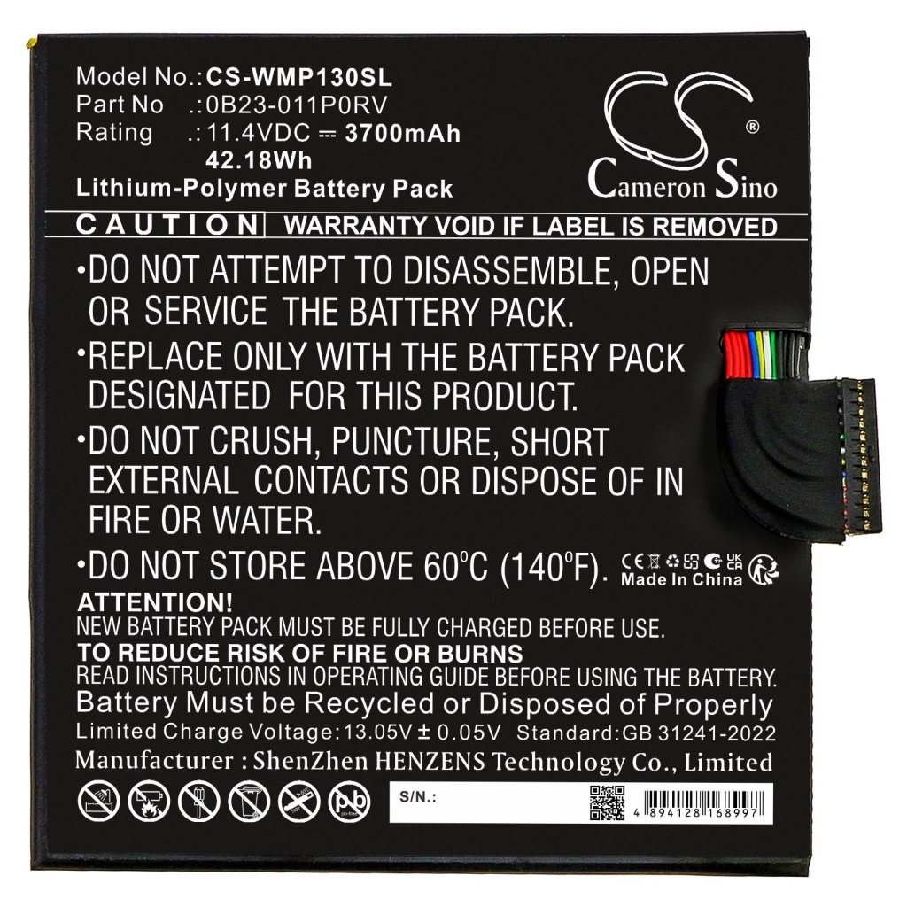 Baterii compatibil cu Wacom MobileStudio Pro 12 Pro 13 CS-WMP130SL
